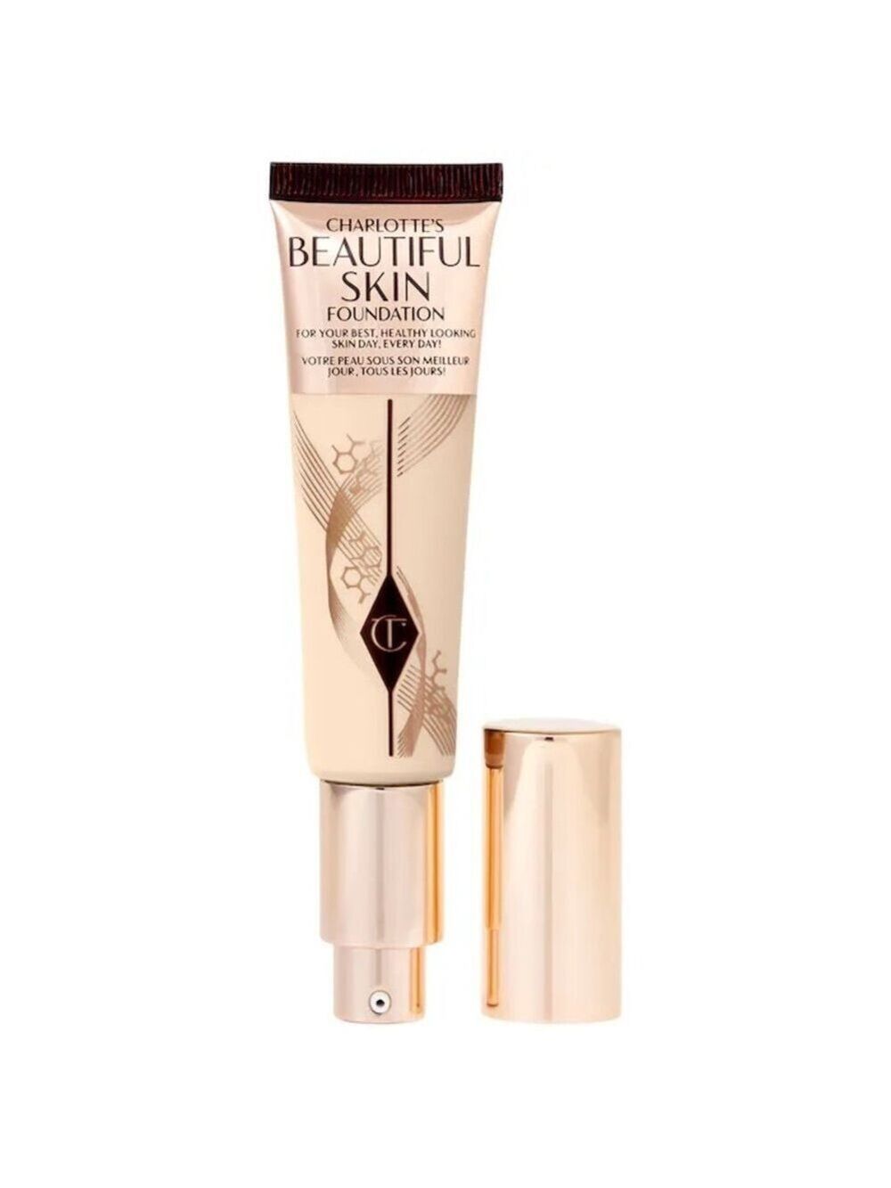 New-Charlotte Tilbury Beautiful Skin Foundation various shades.